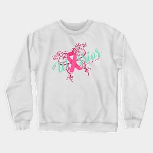 Breast Cancer Warrior Crewneck Sweatshirt